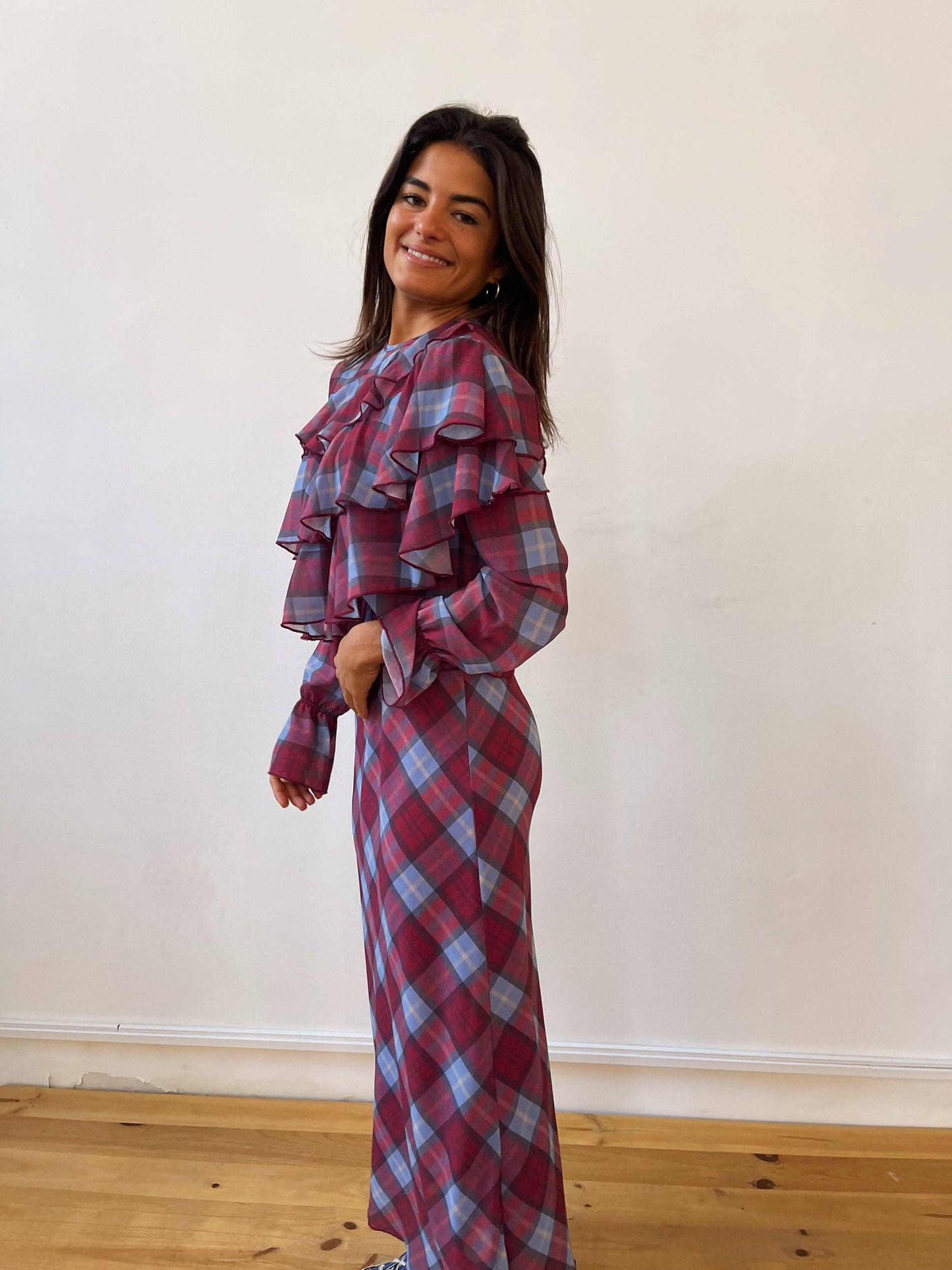 Léa Blouse (Checked)