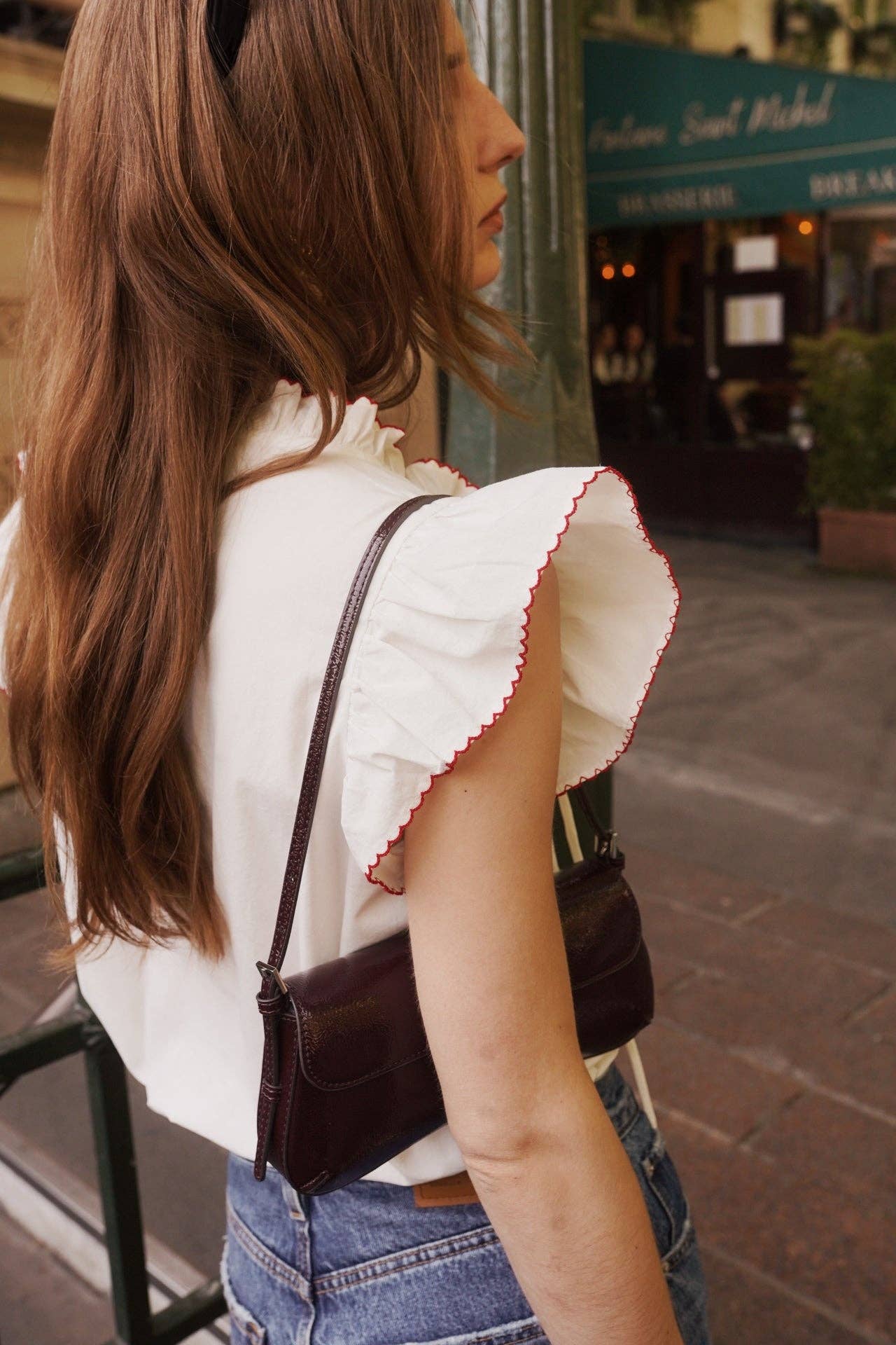 Coeur Cotton Blouse (white)