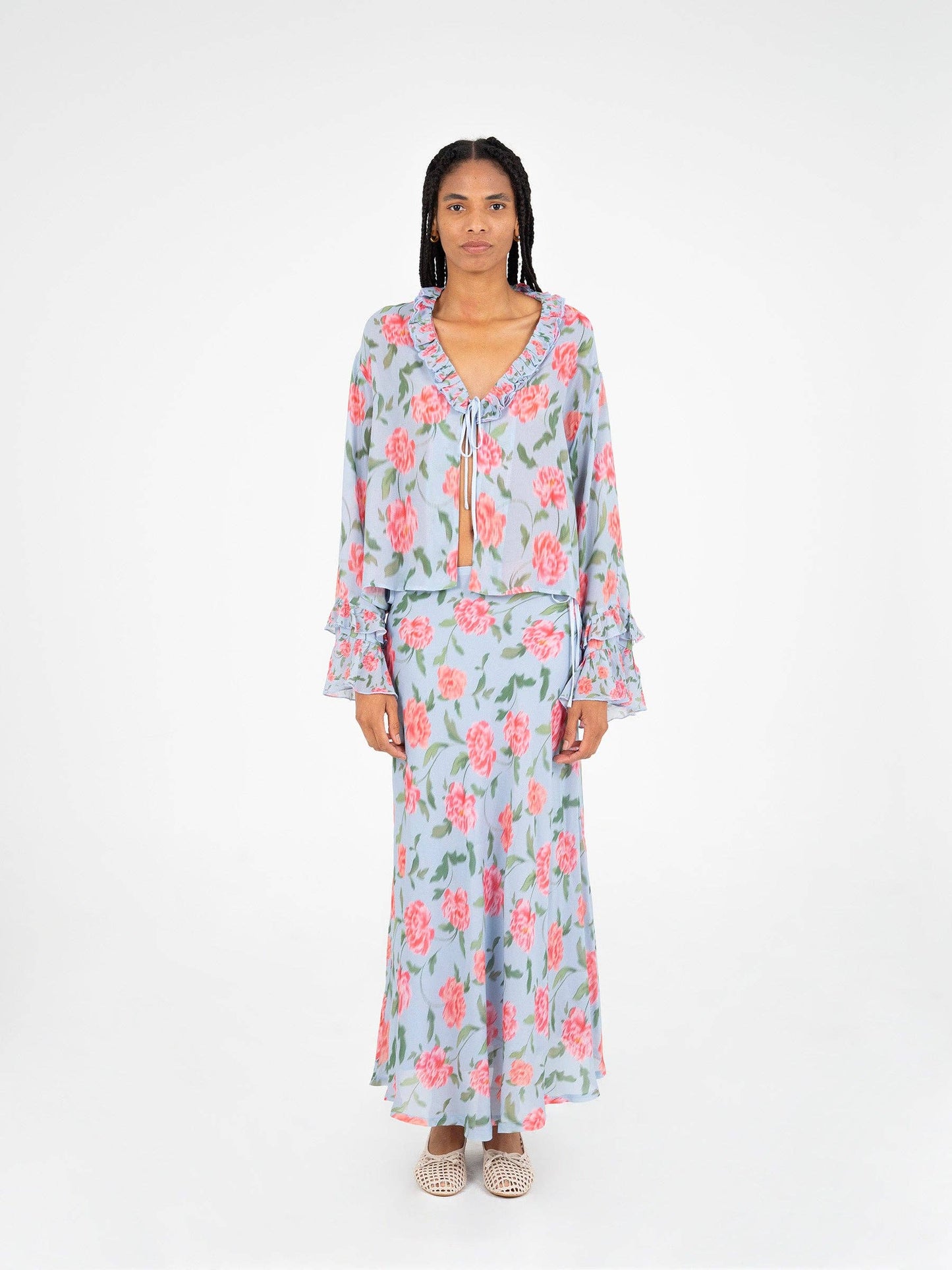 Floralis Ruffled Top (Roses)