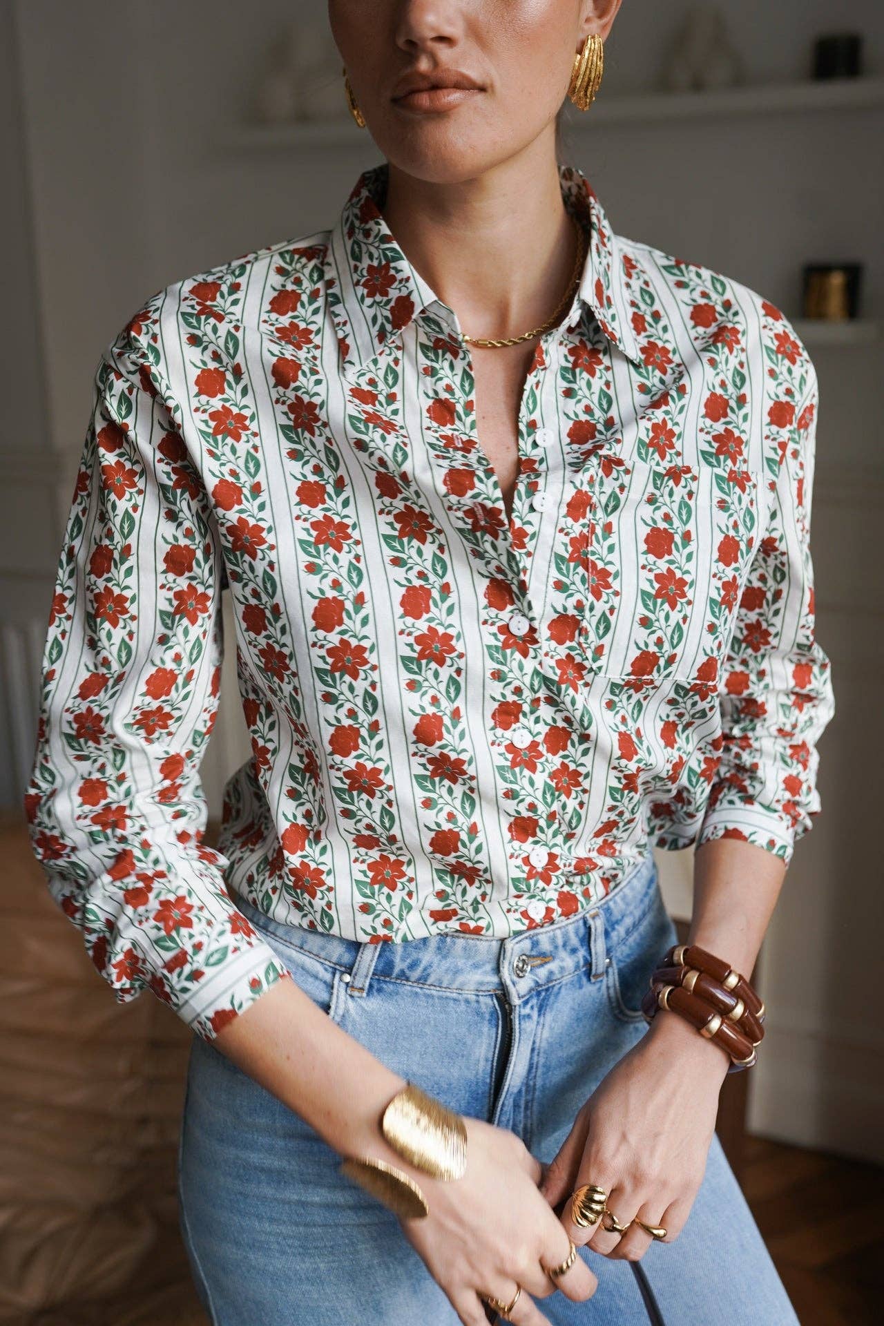 Spring Garden Shirt (green)