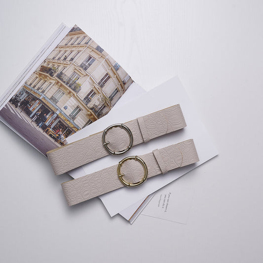 Neon Moon Leather Belt (sand)