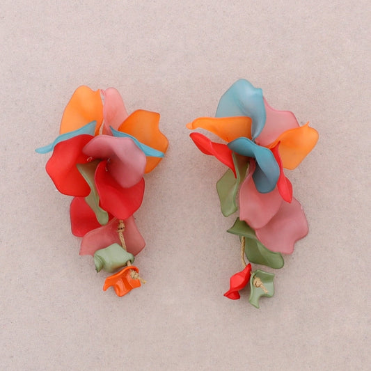 Petals Resin Earrings (multicoloured)
