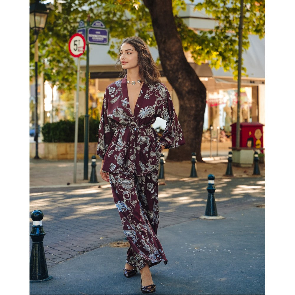 Riverside Pants (Burgundy)