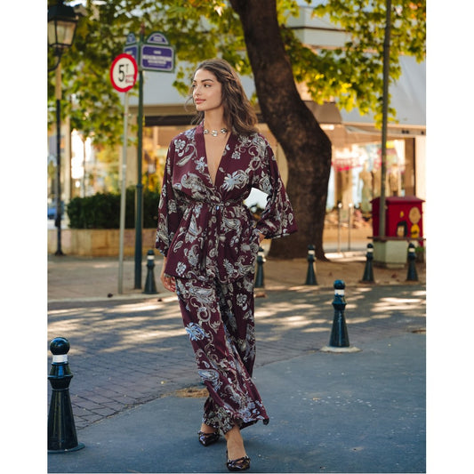 Riverside Pants (Burgundy)