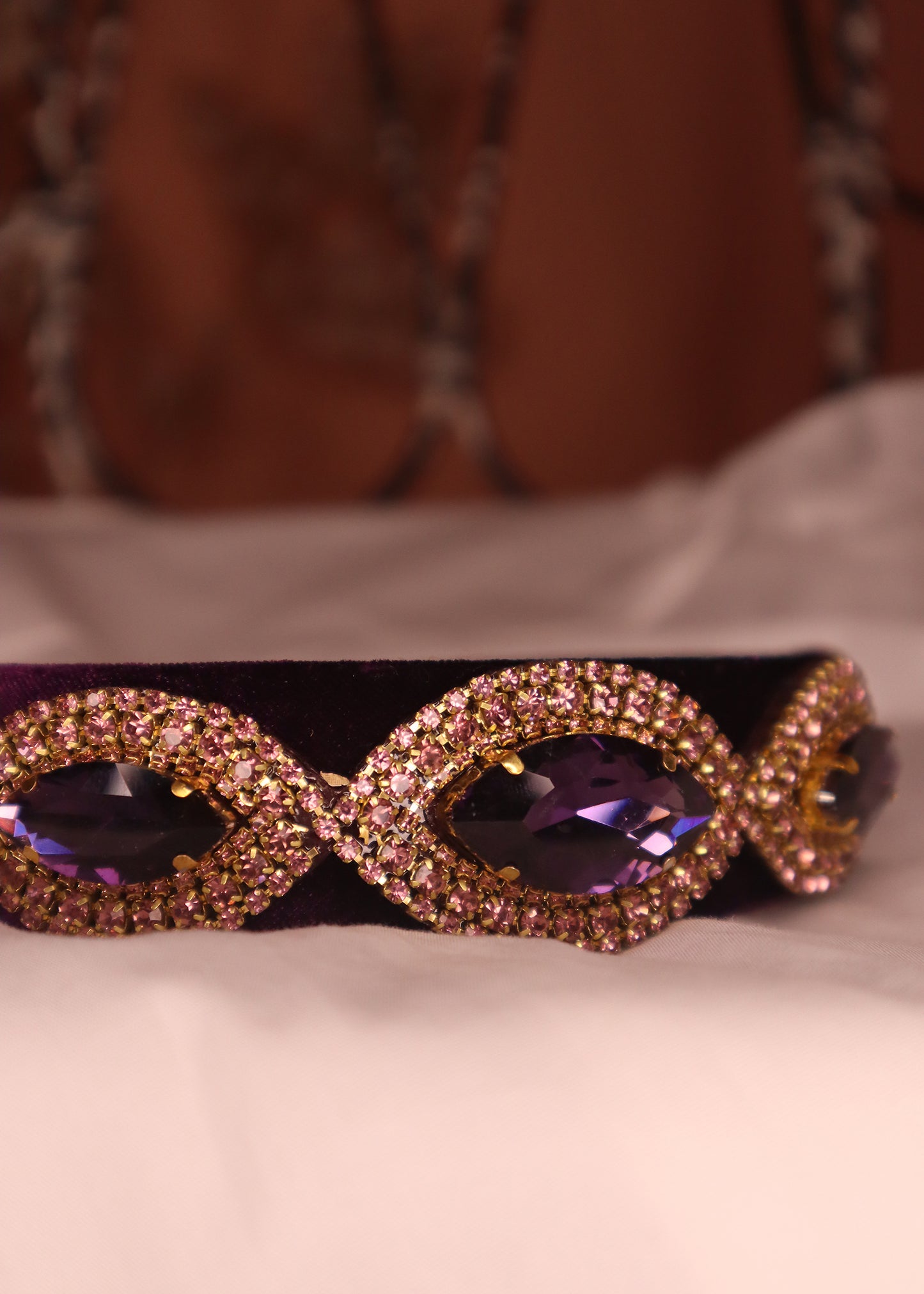 Crystals Headband (purple)