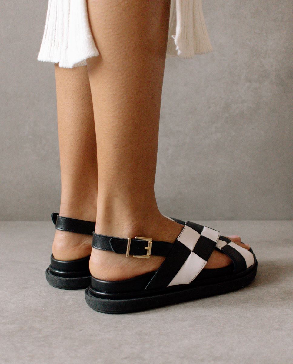 Marshmallow Scacchi Sandals